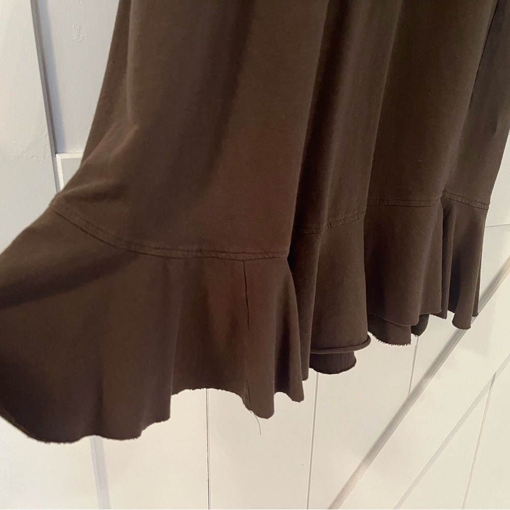 Zara Brown/Green Long Sleeve Dress - Picture 5 of 7